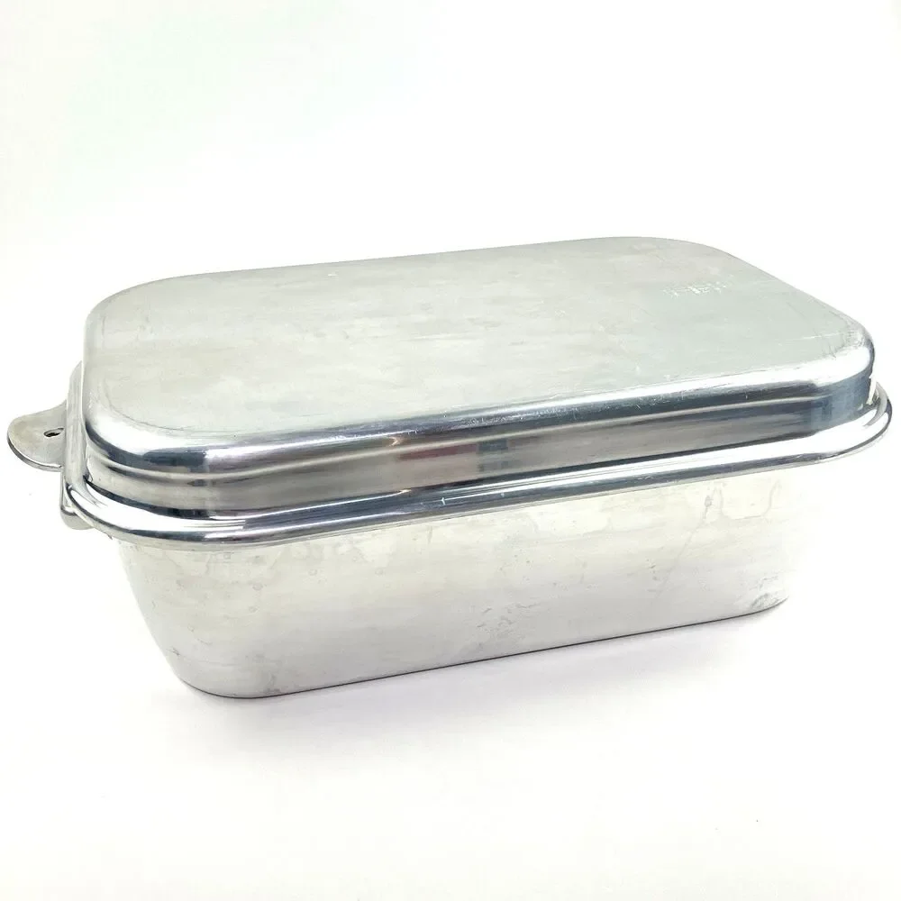 Wear Ever Aluminum Two Piece Roaster Dutch Oven Top #918 Bottom #818 USA